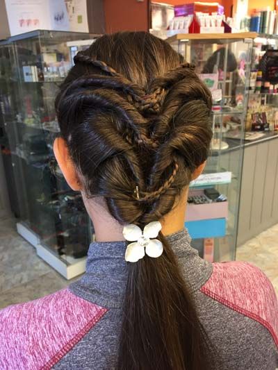 Peinado de ceremonia para mujer