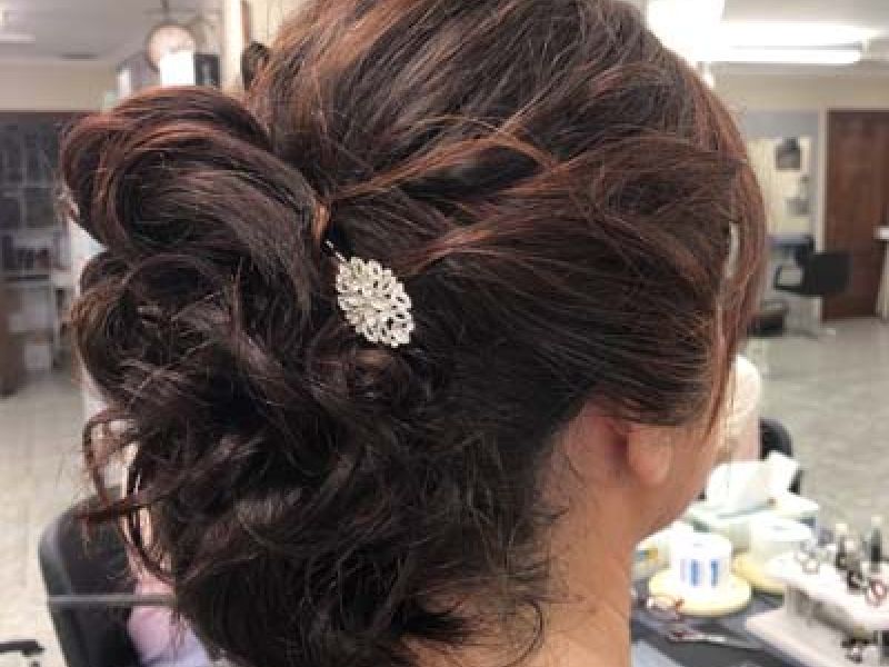 Peinado de ceremonia para mujer