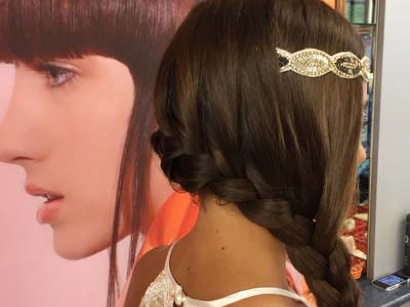 Peinado trenzado para mujer