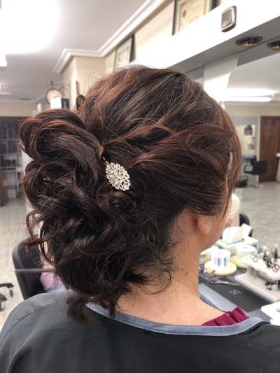 Peinado de ceremonia para mujer